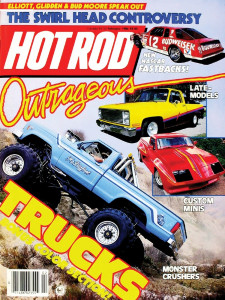 HOT ROD 1986 FEB - TRUCKS, VETTE CONVERTIBLE, NASCAR